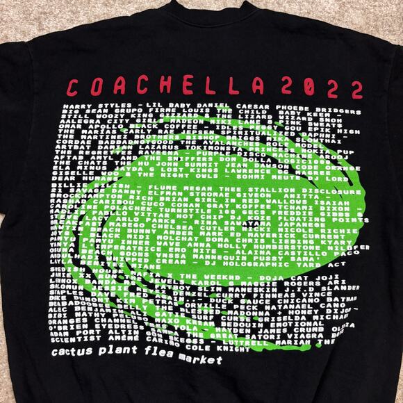 Cactus Plant Flea Market CPFM Coachella 2022 Sweatshirt Large Harry Styles - Picture 4 of 8